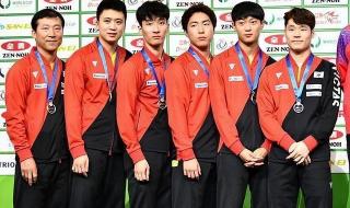 国乒男团横扫韩国进4强